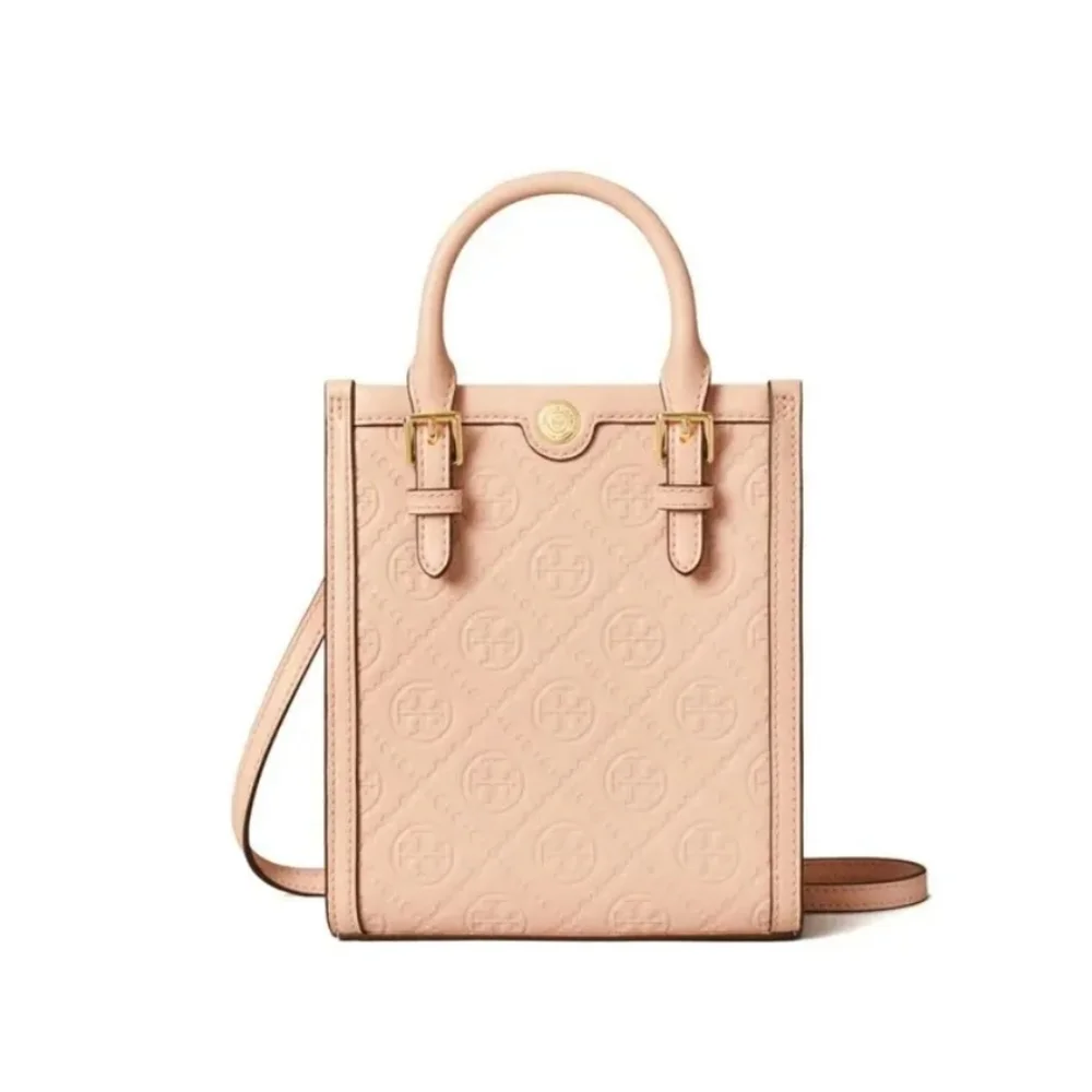 Tory Burch NWT Mini T Monogram Leather Tote Bag